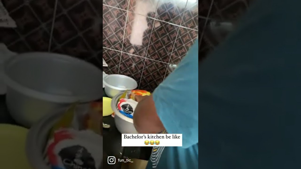 Bachelor&rsquo;s lifestyle😜😝😛😂#kitchen #bachelor #single #weekend #weekendvibes #comedyvideos