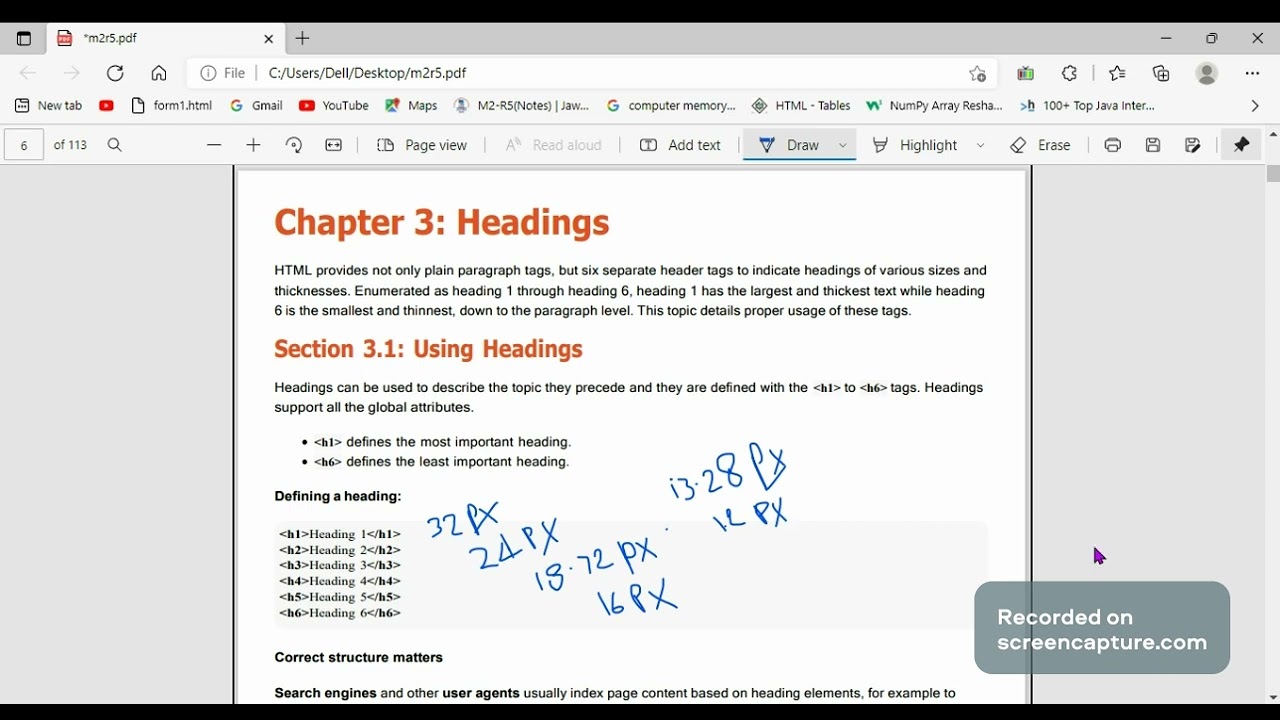 O level M2R5 theory notes html