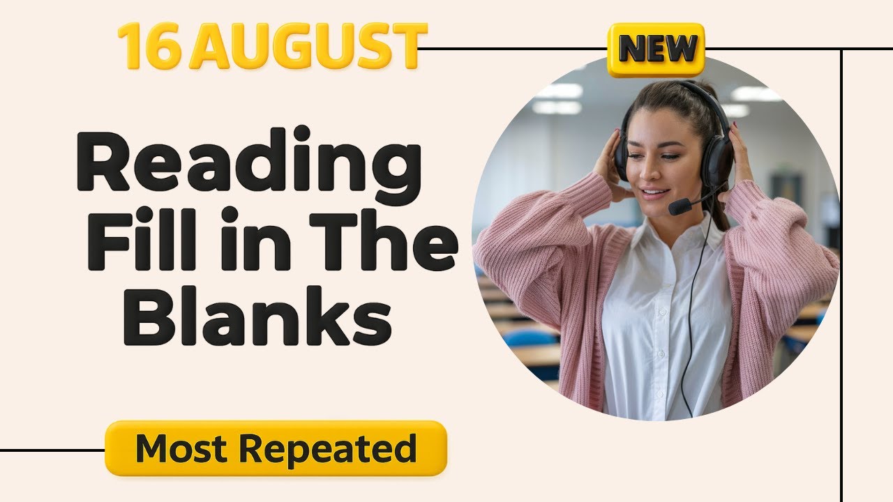 Drag and Drop Fill in The Blanks PTE Academic & PTE Core | Most Repeated Questions August 2025