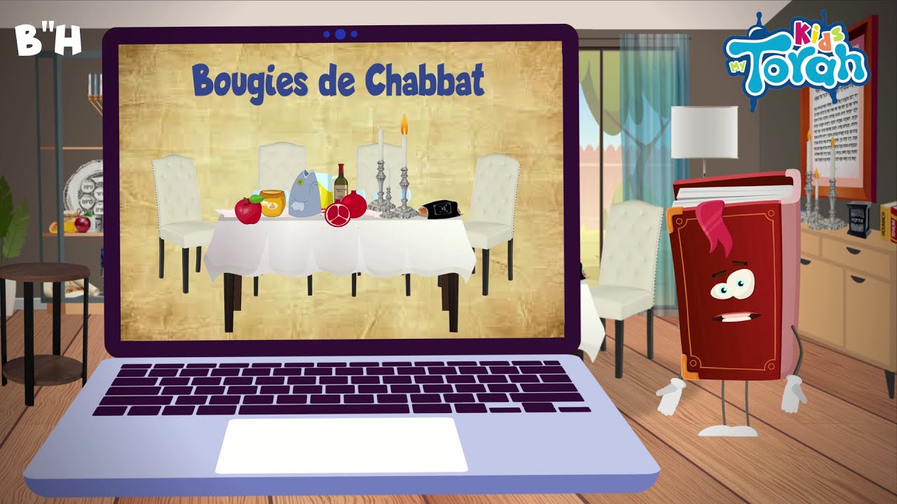 Bougies de Chabbat avec MY TORAH KIDS