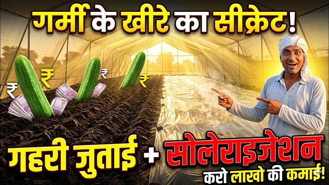 Garmi Me Kheera Ki Kheti Ka Secret! 🤑 Lakhpati Banne Ka Tarika Revealed! गर्मी में खीरे की खेती