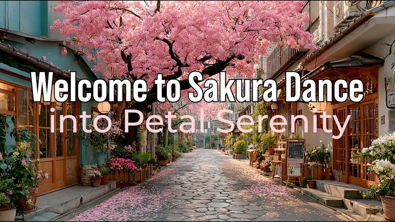 Sakura Street Chill | 2hr Relaxing Spring BGM | Petal Dance