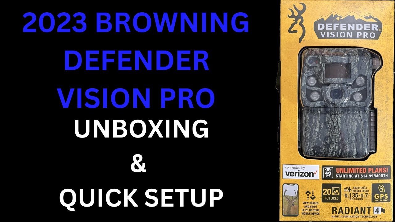 2023 BROWNING DEFENDER VISION PRO UNBOXING & QUICK SETUP