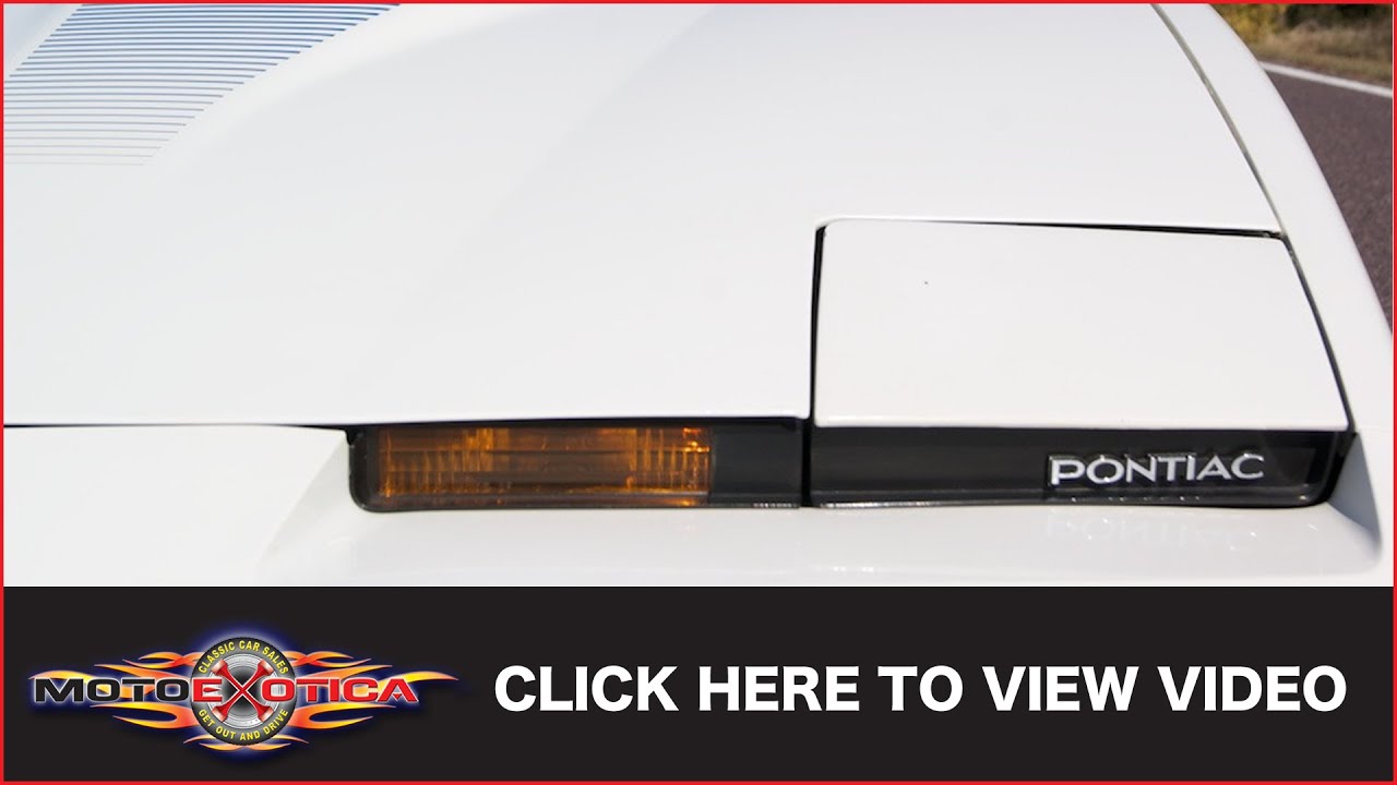 1984 Pontiac Firebird Trans Am 15th Anniversary Edition (17,000 original miles) (SOLD)
