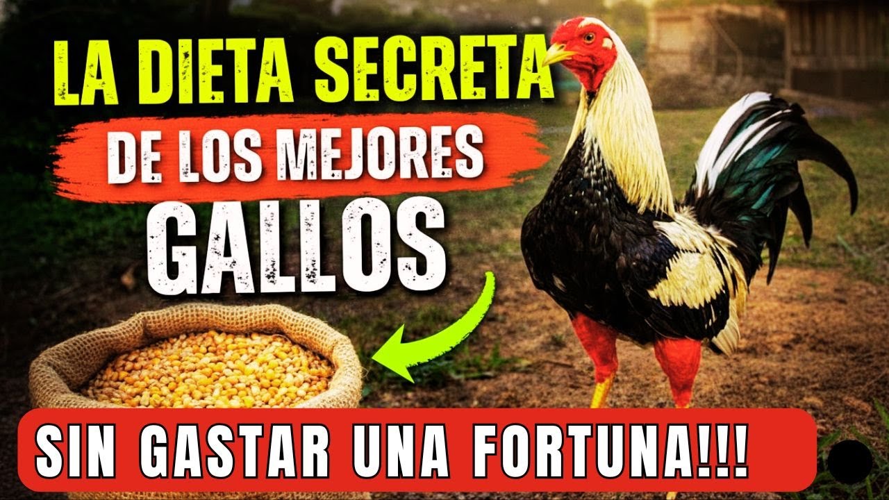 Qué comen los gallos finos