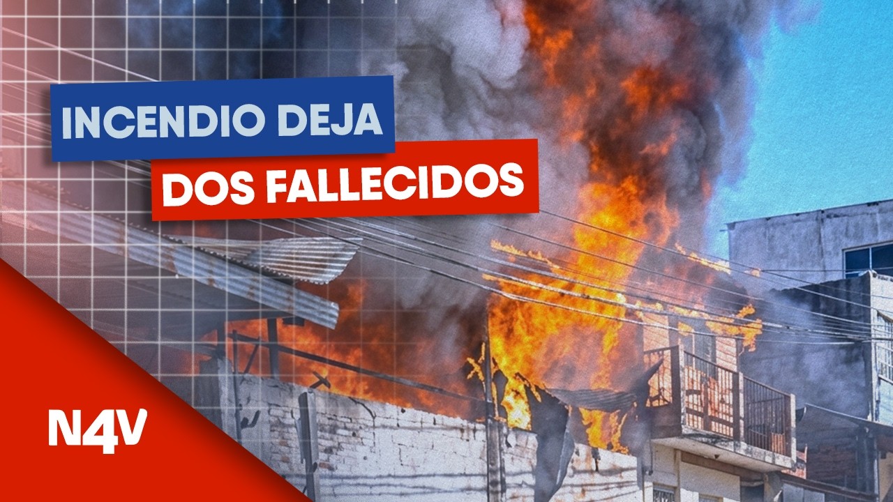 ¡TRAGEDIA! Incendio deja dos fallecidos en San Salvador | Noticias 4 Visión | El Salvador