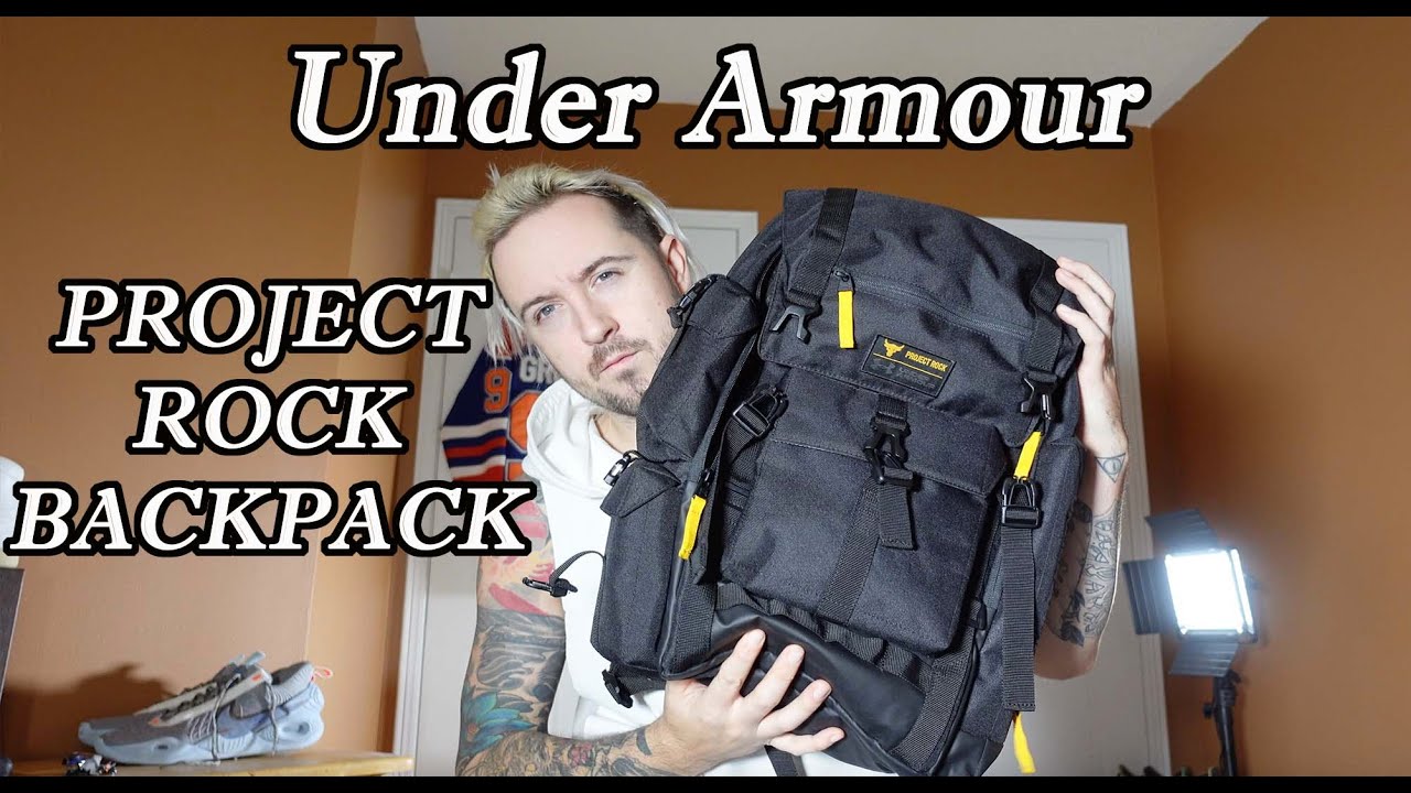 Under Armour Project Rock Backpack Review Military, tactical Gear.