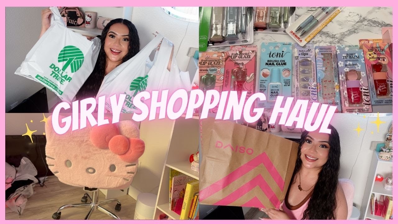 🍒𝐆𝐈𝐑𝐋𝐘 𝐒𝐇𝐎𝐏𝐏𝐈𝐍𝐆 𝐇𝐀𝐔𝐋 🛍️ Daiso, Dollar Tree & Amazon Finds 💖✨