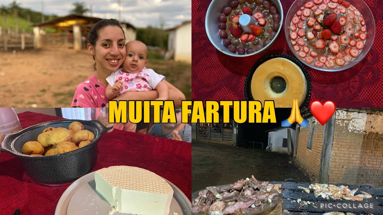 ROTINA NA ROÇA COM VISITAS *tudo que servimos por um dia *