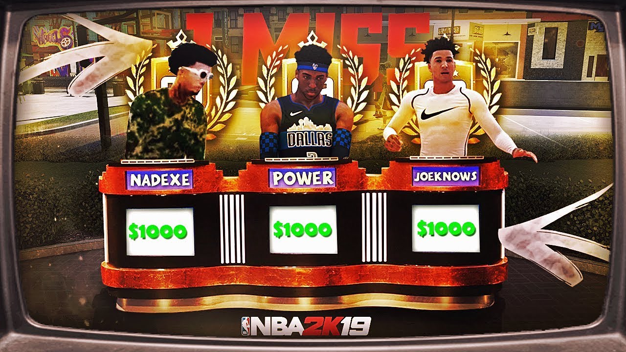 Last Person To Miss Wins $1000...Ft NaDeXe, JoeKnows & Power DF NBA 2K19 Challenge