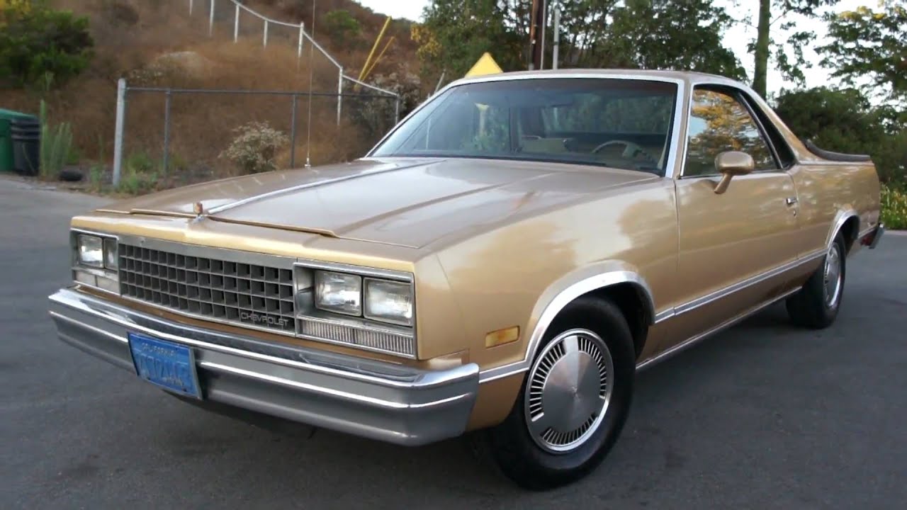 1985 Chevy El Camino Conquista 1 Owner 87k Orig Mi Chevrolet For Sale