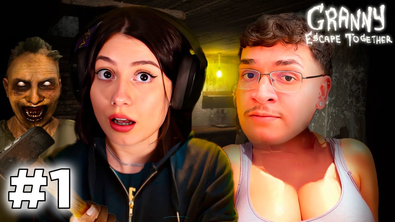 YAYAH E CAIOX TENTANDO FUGIR DA GRANNY - GRANNY ESCAPE TOGETHER | Yayah Vods