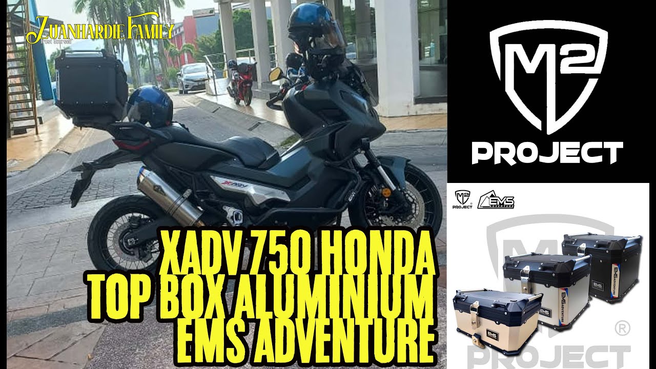 XADV   Install Top Box Aluminium EMS Adventure