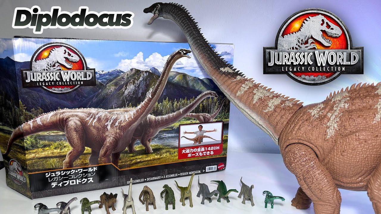 NEW Super Colossal Diplodocus & Sauropods Toys Collection - Jurassic World Legacy Collection