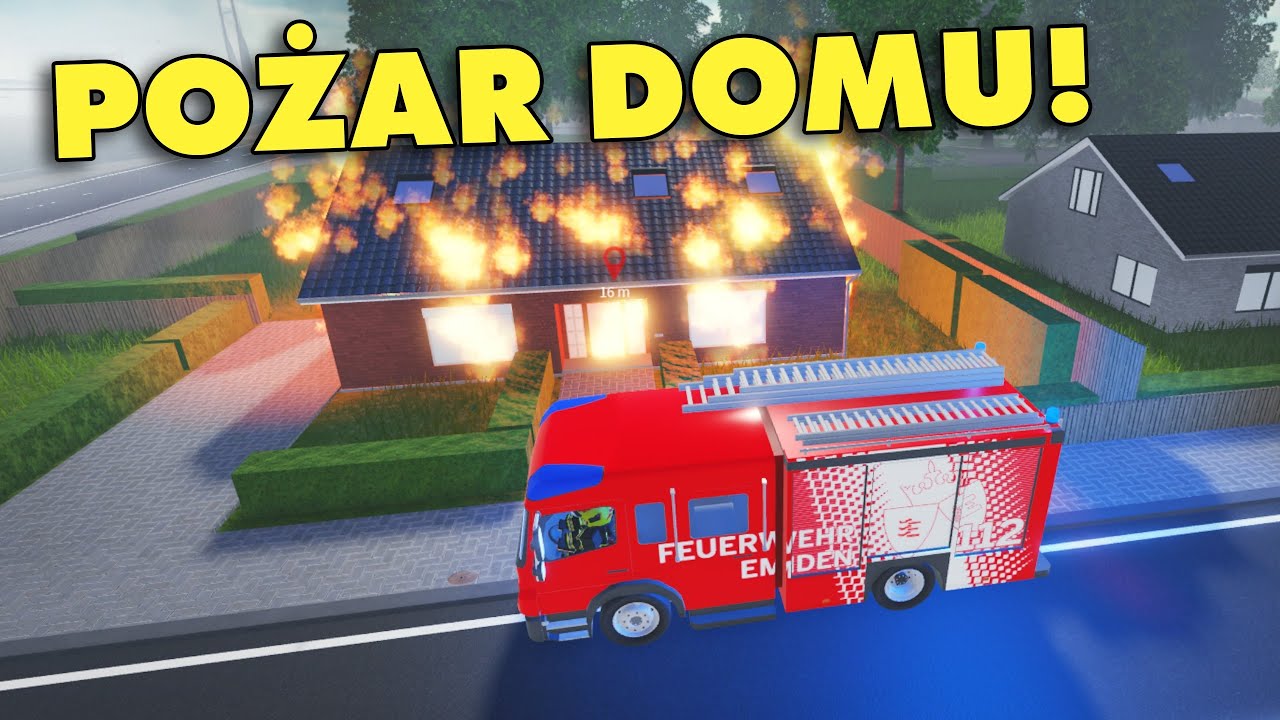 ZOSTAŁEM STRAŻAKIEM ALE NIE POTRAFIĘ GASIĆ POŻARÓW - Hogaty w Roblox - Emergency Emden #16