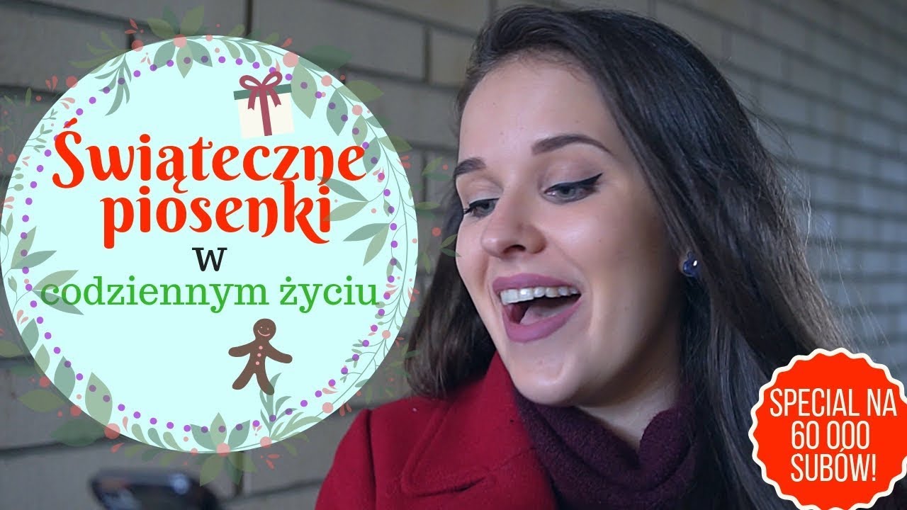 ŚWIĄTECZNE PIOSENKI W PRAWDZIWYM ŻYCIU 🎄🎄 | Sandra Rugała