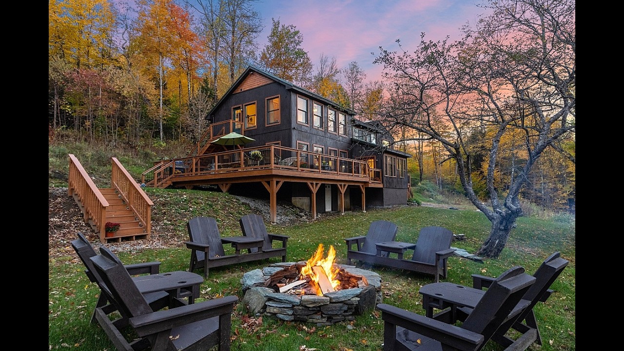 Ski, River raft, & Relax, Lodge w/pool table & Firepit Charlemont Mass / near Berkshire East