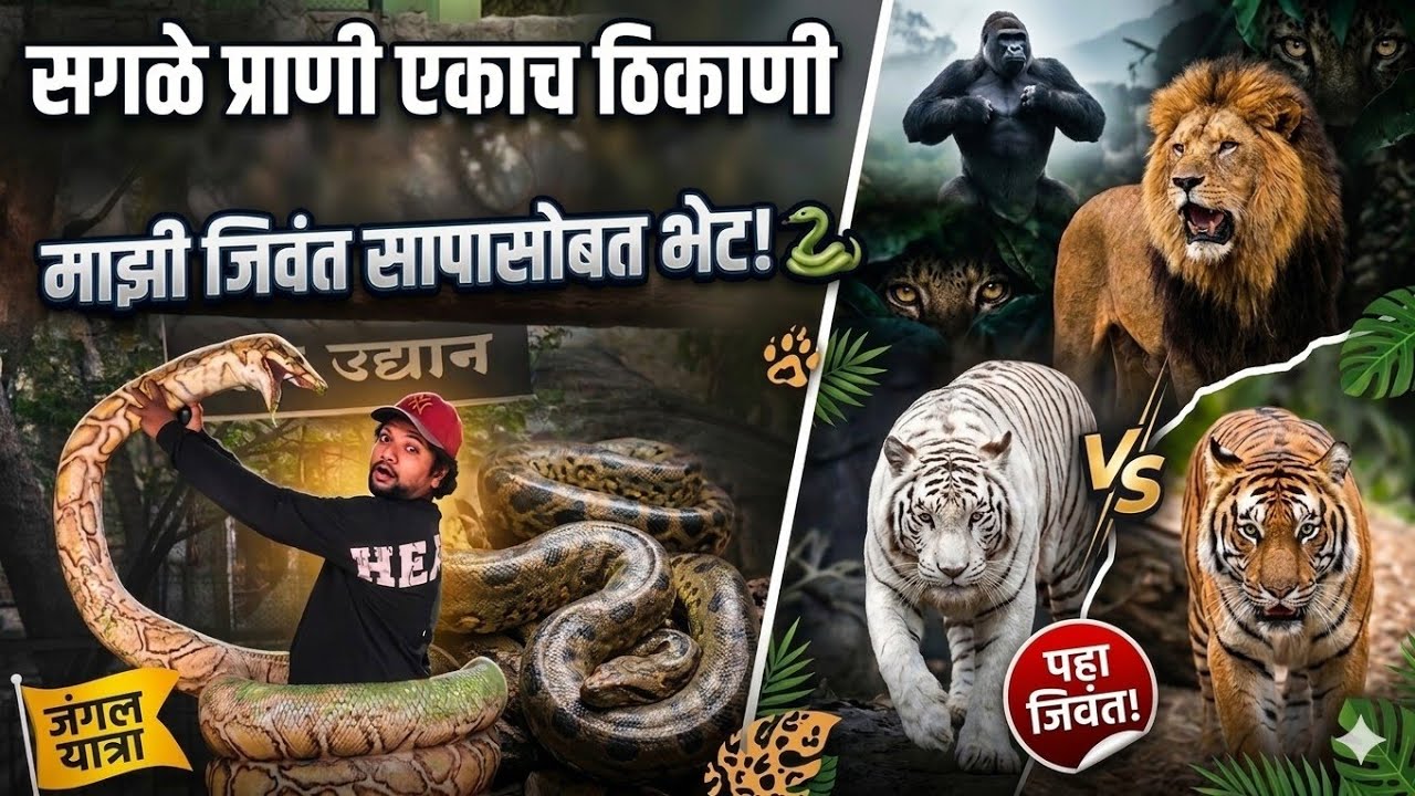 एवढे सगळे प्राणी एकाच ठिकाणी | Pune | Travel Stories | Kiran Paste