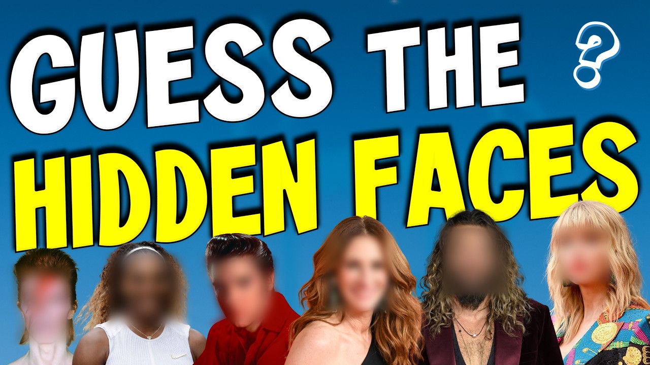 Guess The Hidden Faces Quiz🫣Can You Name These Celebrities?