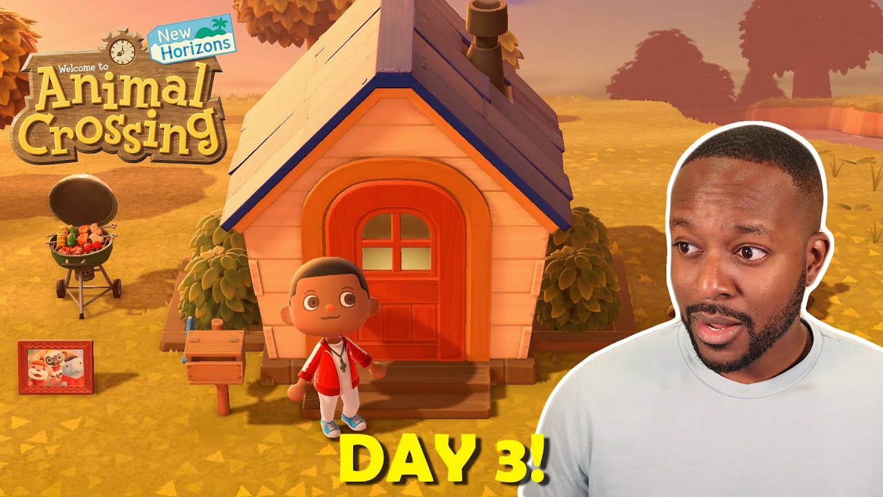 День 3! Собираем всё необходимое для «Нукс Кранни» и нашего дома! | Animal Crossing 2025