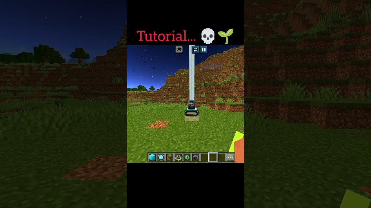Tutorial... ☠️🌱 #minecraft #shorts #viral @Hulalalla789