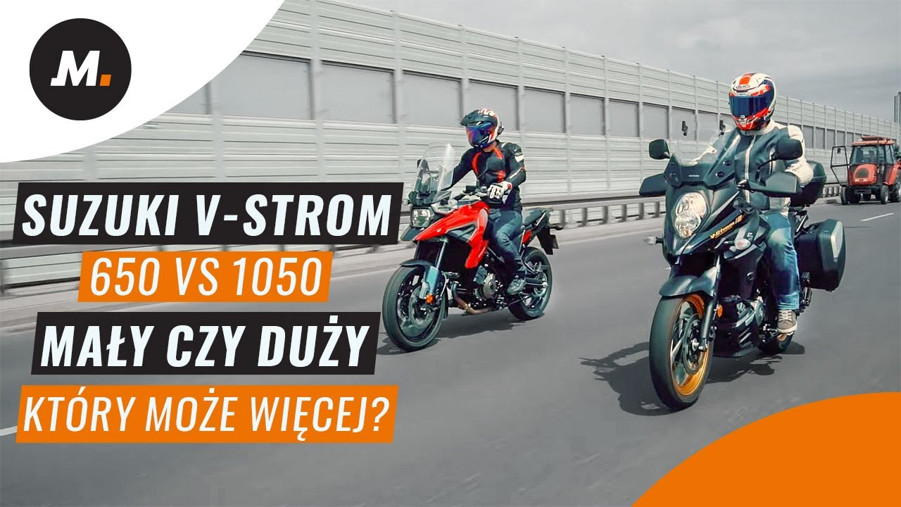 Suzuki V-Strom 650 i V-Strom 1050 - mały i duży! 📏🏍 Czy rozmiar się liczy? 🤏