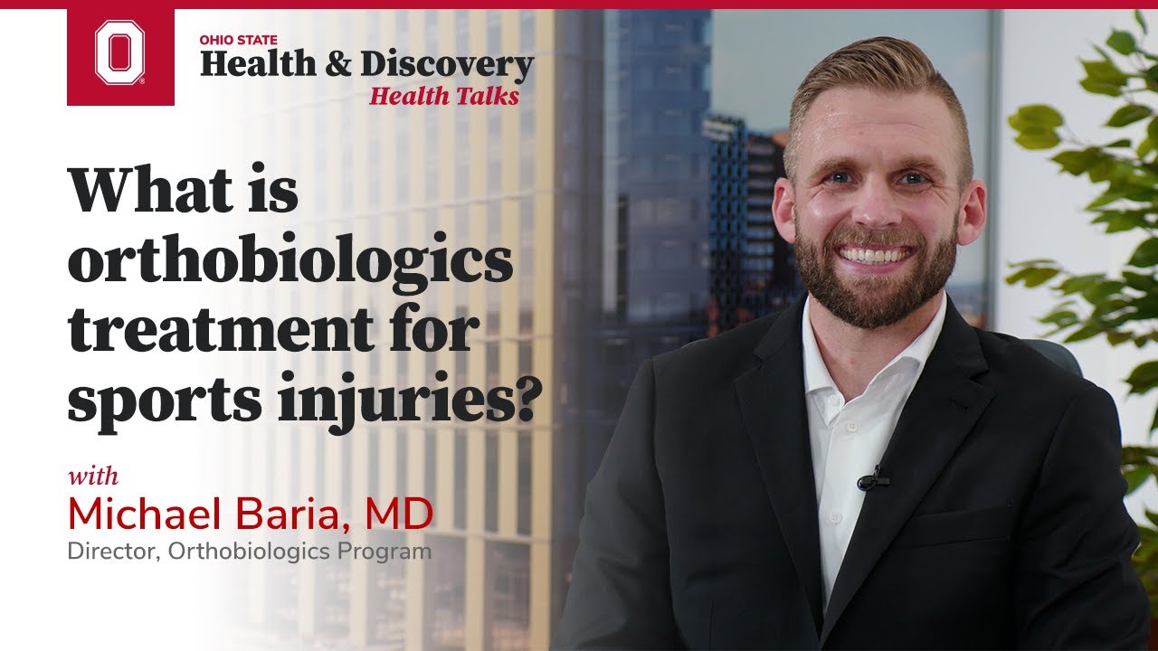 What is orthobiologics treatment for sports injuries? | Ohio State Medical Center