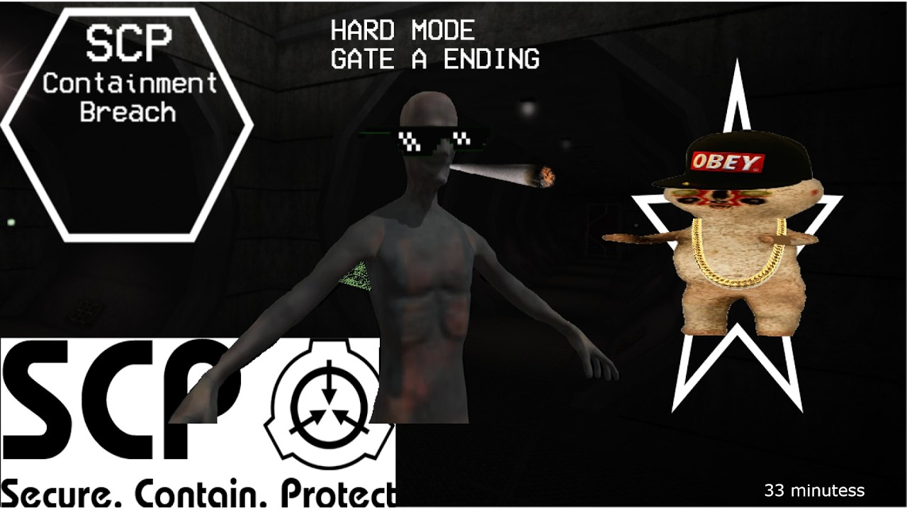 SCP: Containment Breach, hard difficulty, Gate A1 ending in 33 minutes