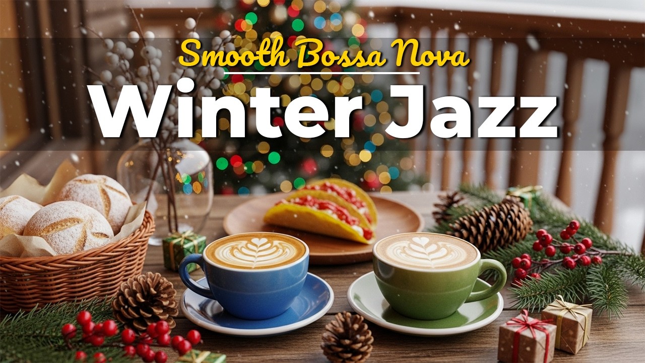 Cozy Winter Jazz ☕ Smooth Bossa Nova in a Cozy Café for Work, Study & Calm Focus