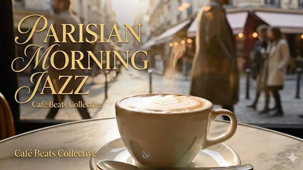 Parisian Morning Jazz | Relaxing Coffee Shop Ambience ☕️