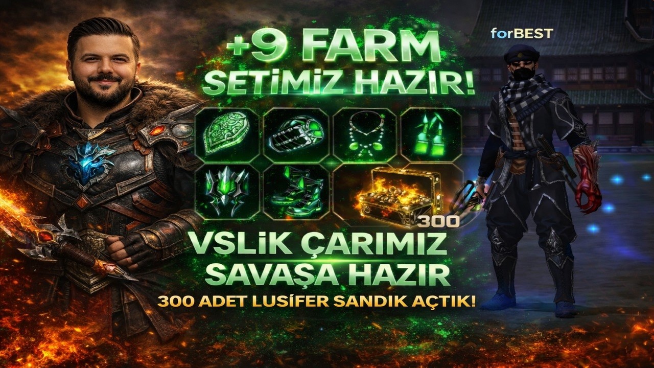 300 LUSIFER SANDIĞINDAN ÇIKAN ŞOK SONUÇ! +9 FARM SETİMİZ VE VSLİK SURAMIZ HAZIR!! | Metin2 Reina2 #3