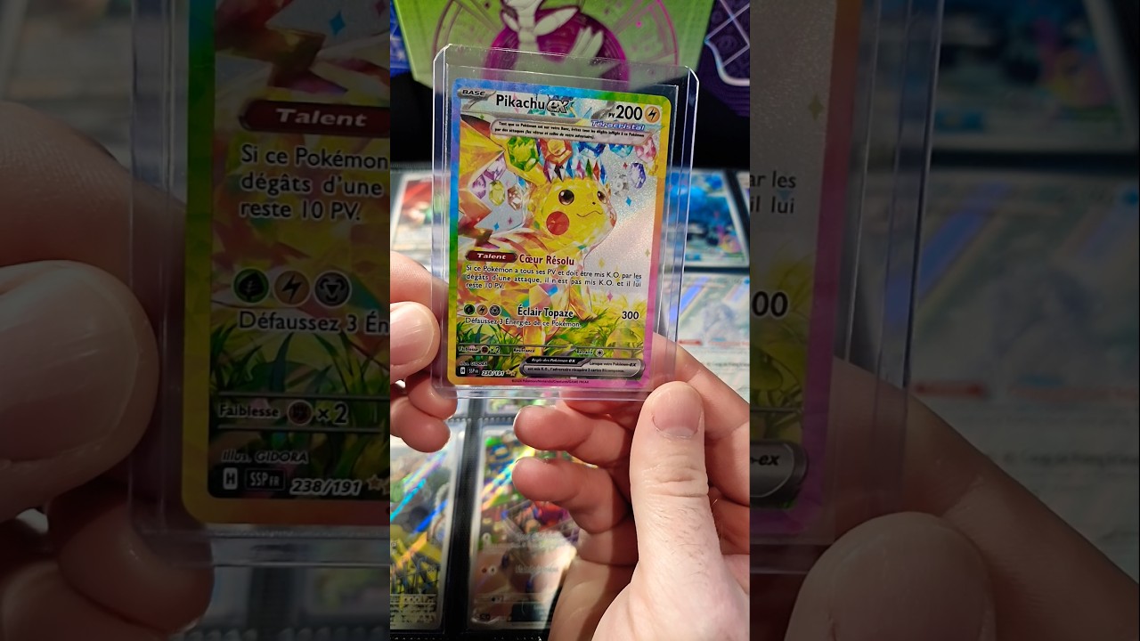 J'adore cette carte pok&eacute;mon ! Pikachu alternative #like #subscribe #pokemon #tcg