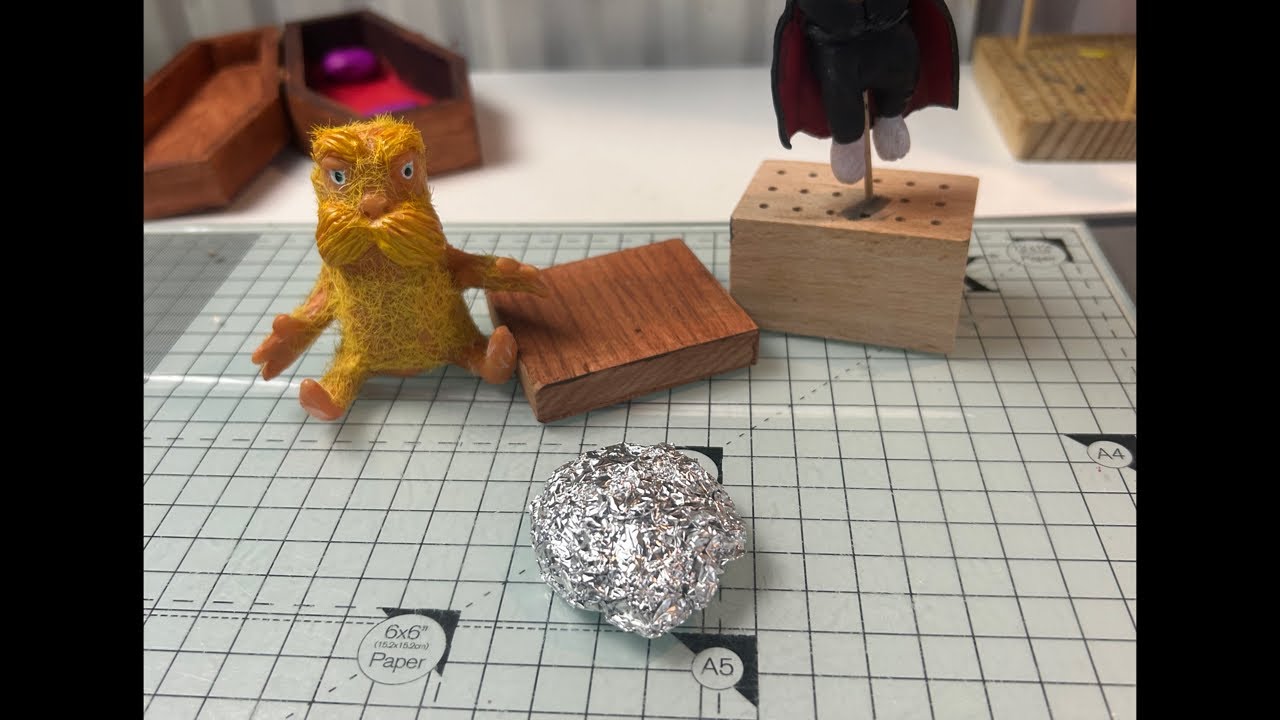 Watch me work on a polymer clay commission