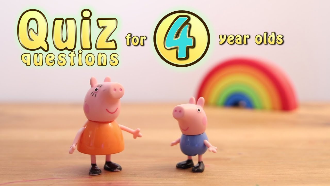Quiz for 4 Year Olds! 10 Trivia Questions for Fun and for Brain Development!