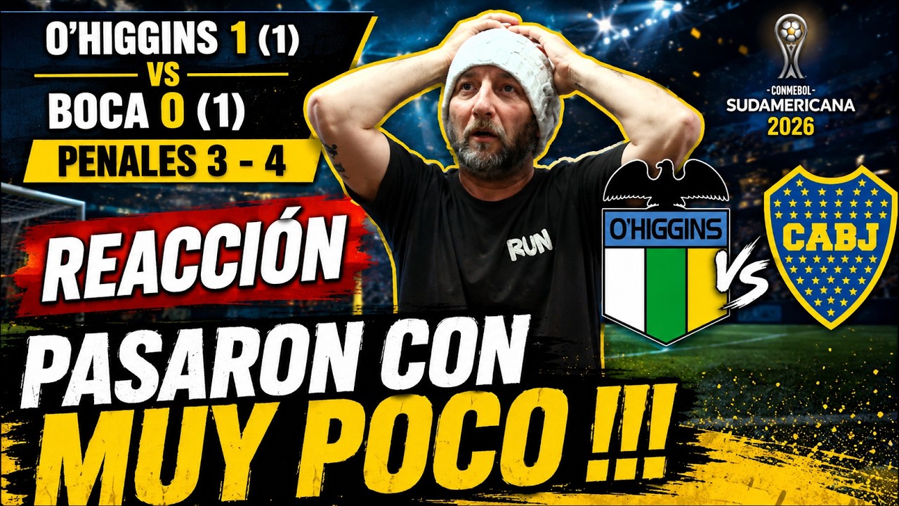 O'Higgins 1 (1) 3 vs Boca 0 (1) 4 -  Reacciones de Hinchas de River - COPA SUDAMERICANA 2026