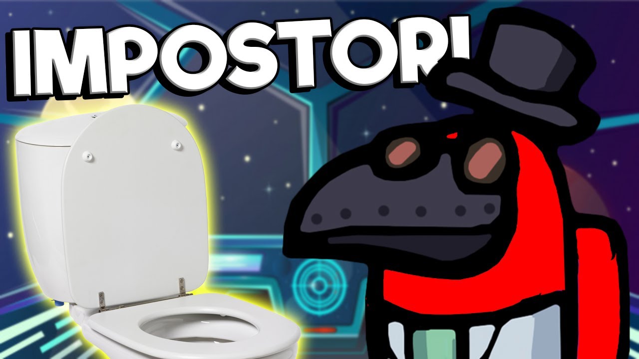 Playing as the Best Impostor While in the Bathroom in Among Us Multiplayer Funny Moments?!