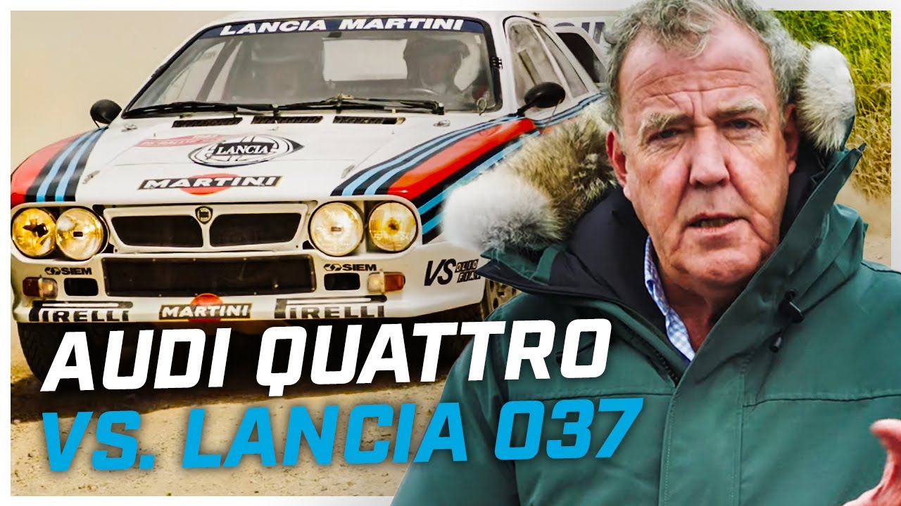 Clarksonin suosikki rallit: 1983 Audi Quattro VS. Lancia 037 | Prime Video Suomi