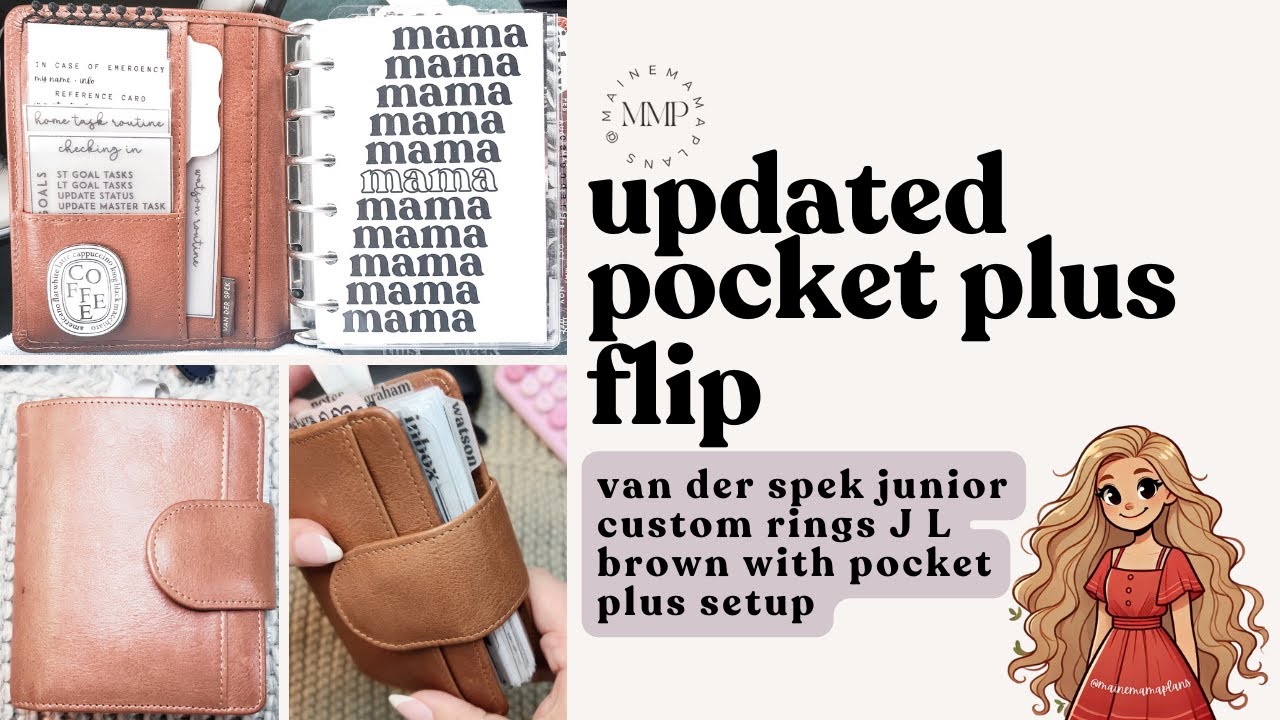 How I Stay Organized as a Homeschool Mom & Business Owner | Pocket Plus Planner Setup | vds jl brown
