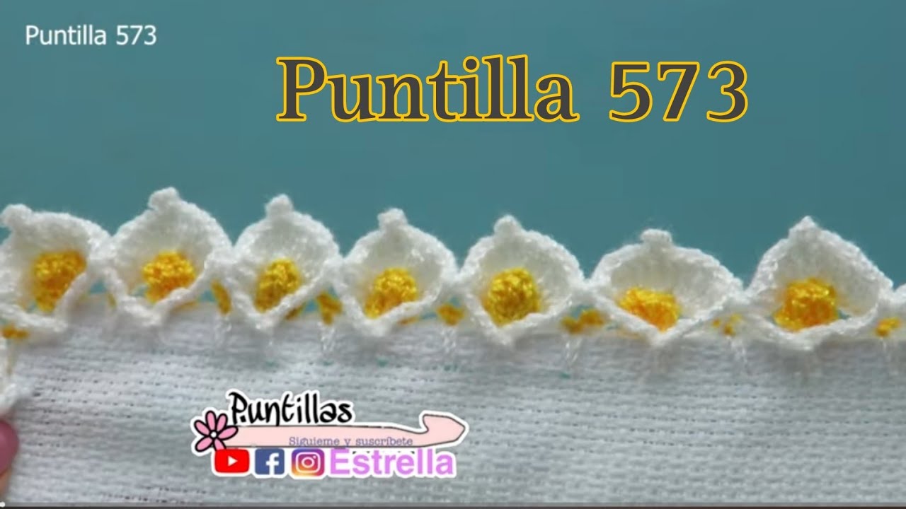 Puntilla de alcatraces 🌸 no. 573 -  Puntillas Estrella