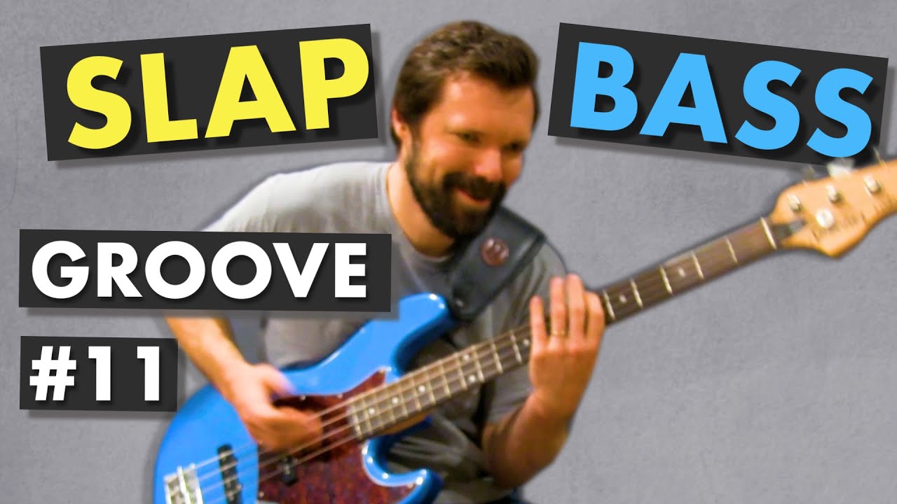 SLAP BASS LESSON: Experienced Groove #11 (with Bass TAB)