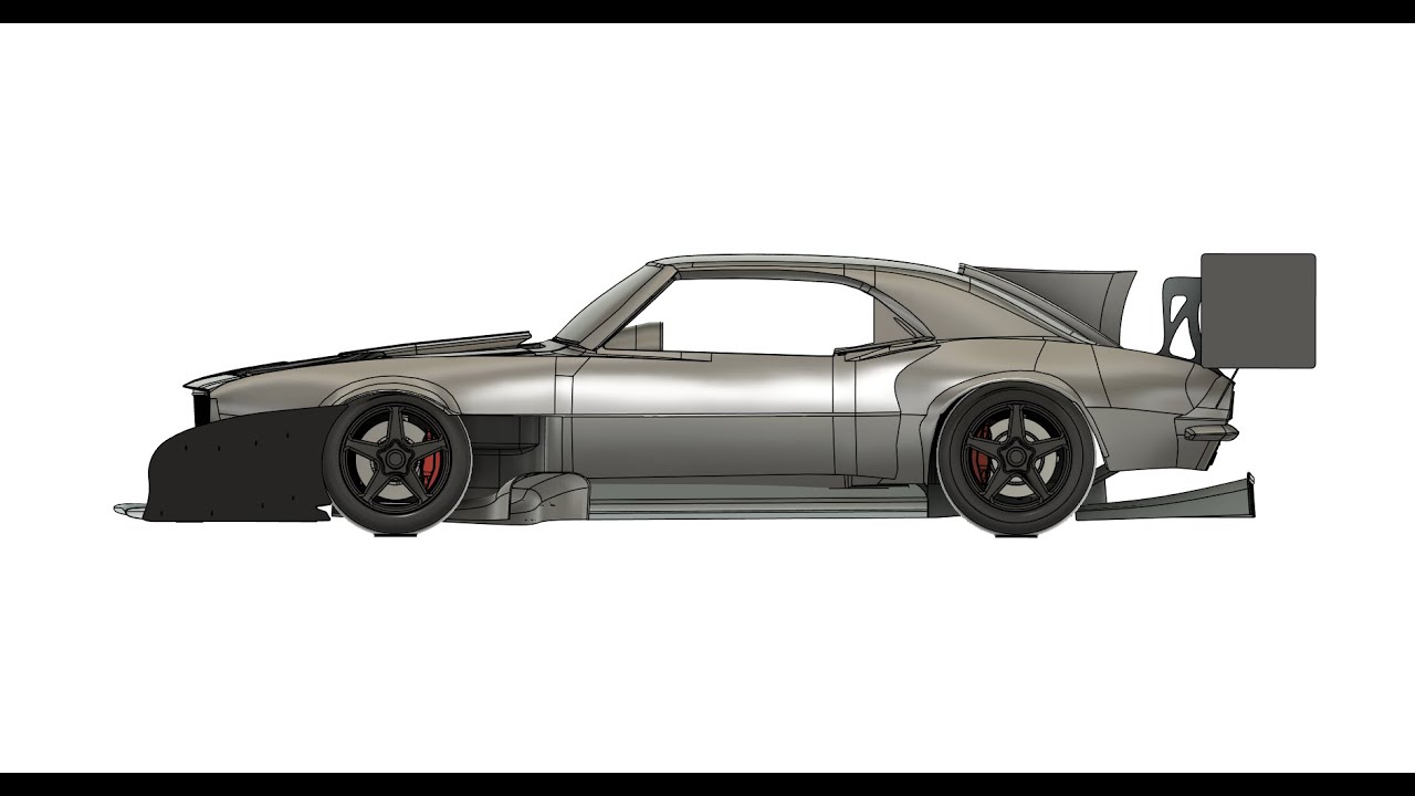 Designing a Roof Scoop! / Time Attack Camaro Update