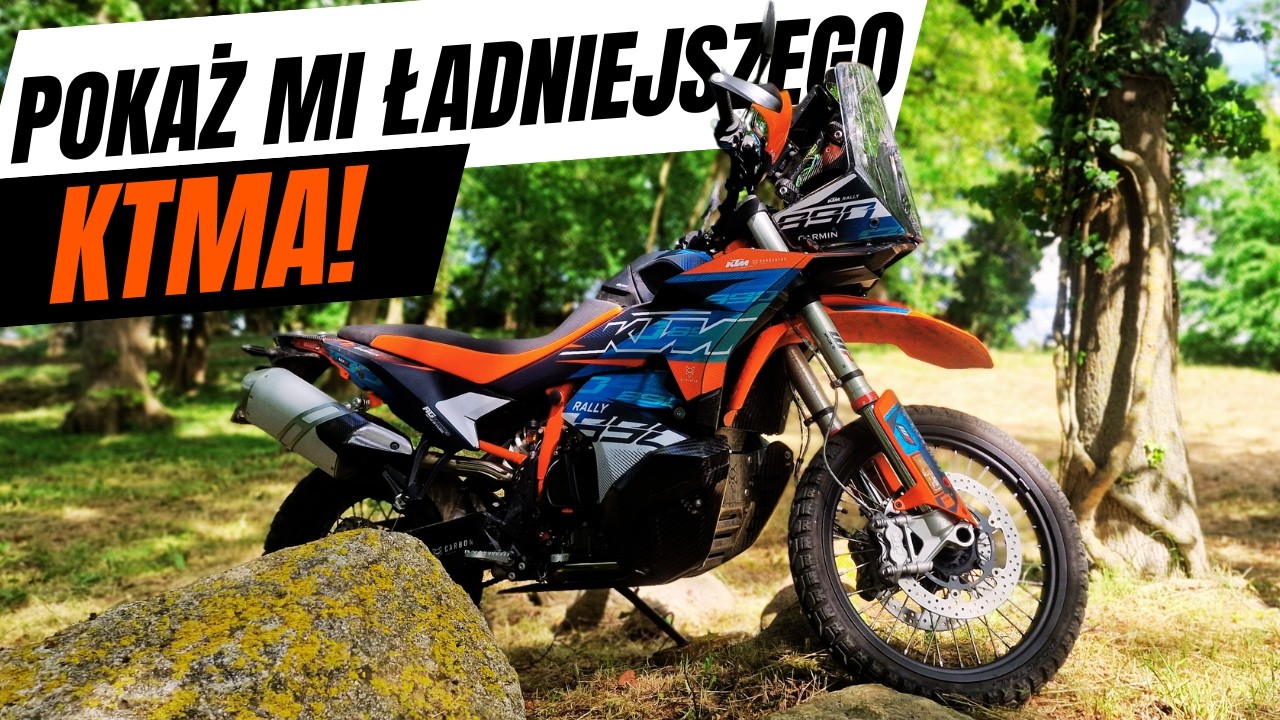 KTM 890 Adventure Rally! Piękność w Carbonie
