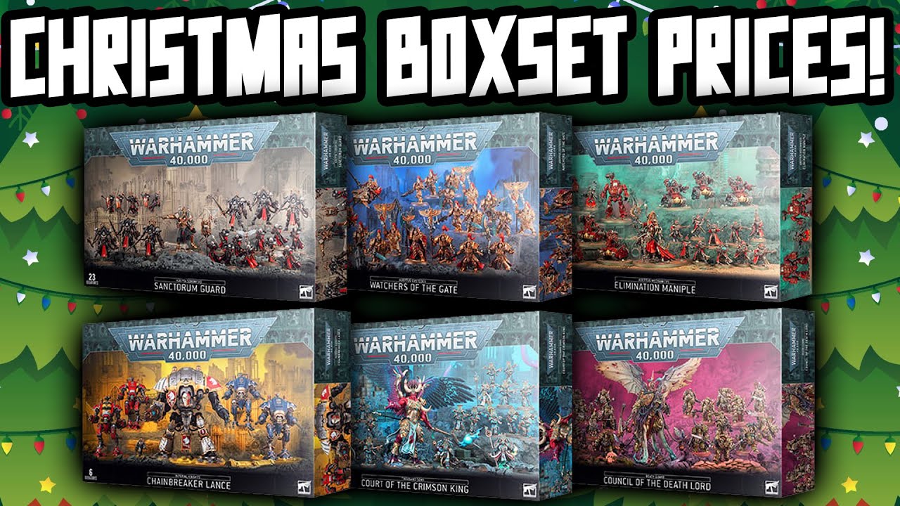40K CHRISTMAS BOXSET CONFIRMED PRICES!