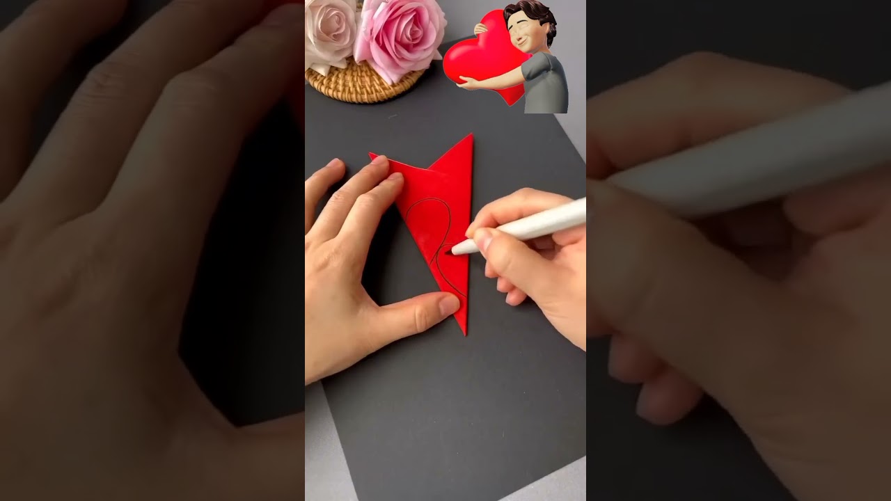 #3paper cutting Dil banana sikho karodpati short video#@