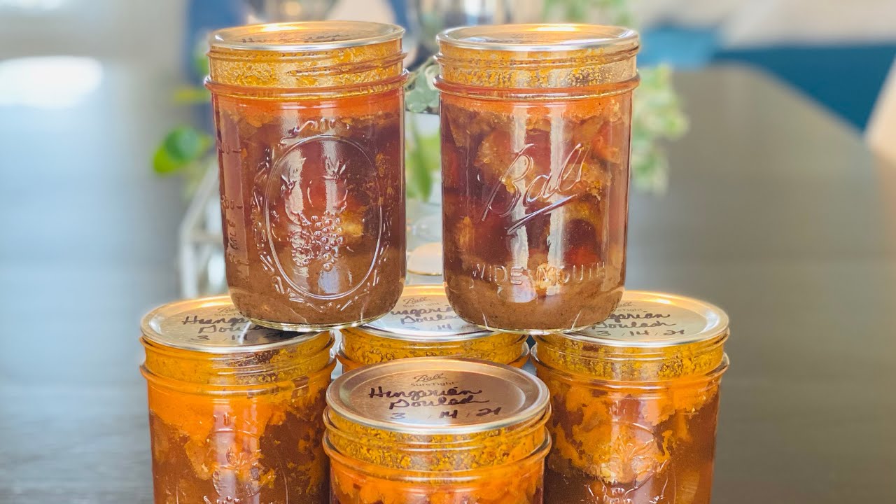 Home-Canning Hungarian Goulash ~ Pressure Canning