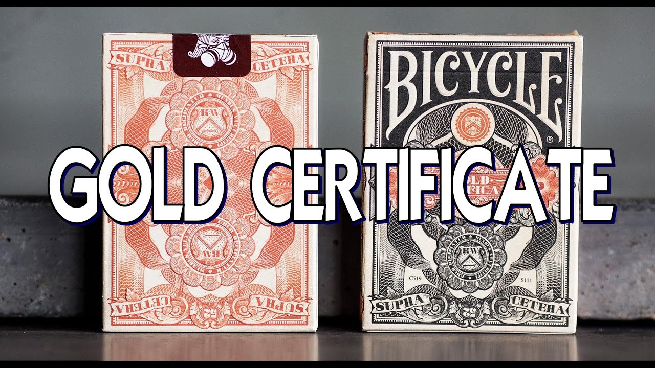 Deck Review - Gold Certificate Federal 52 by Kings Wild Project