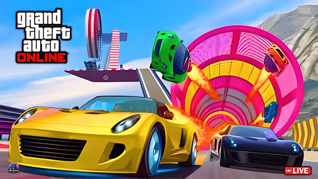 🔴GTA V Live - Crazy Stunts & Impossible Parkours |  GTA5 Online Gameplay 🔥#gta5  #shortsfeed #shorts