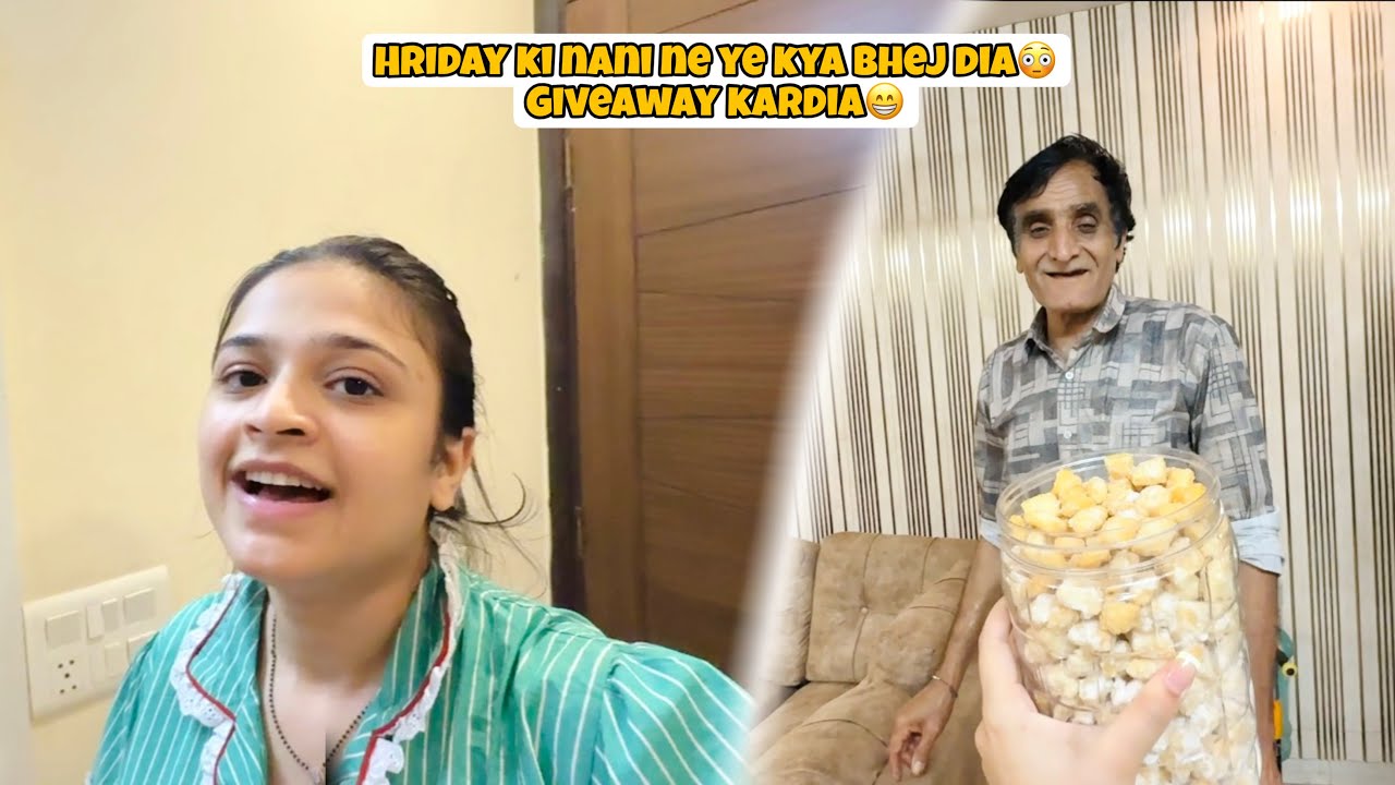 Hriday ki Nani Ne Ye Kya Bhej Dia😳 Giveaway kardia‼️ 