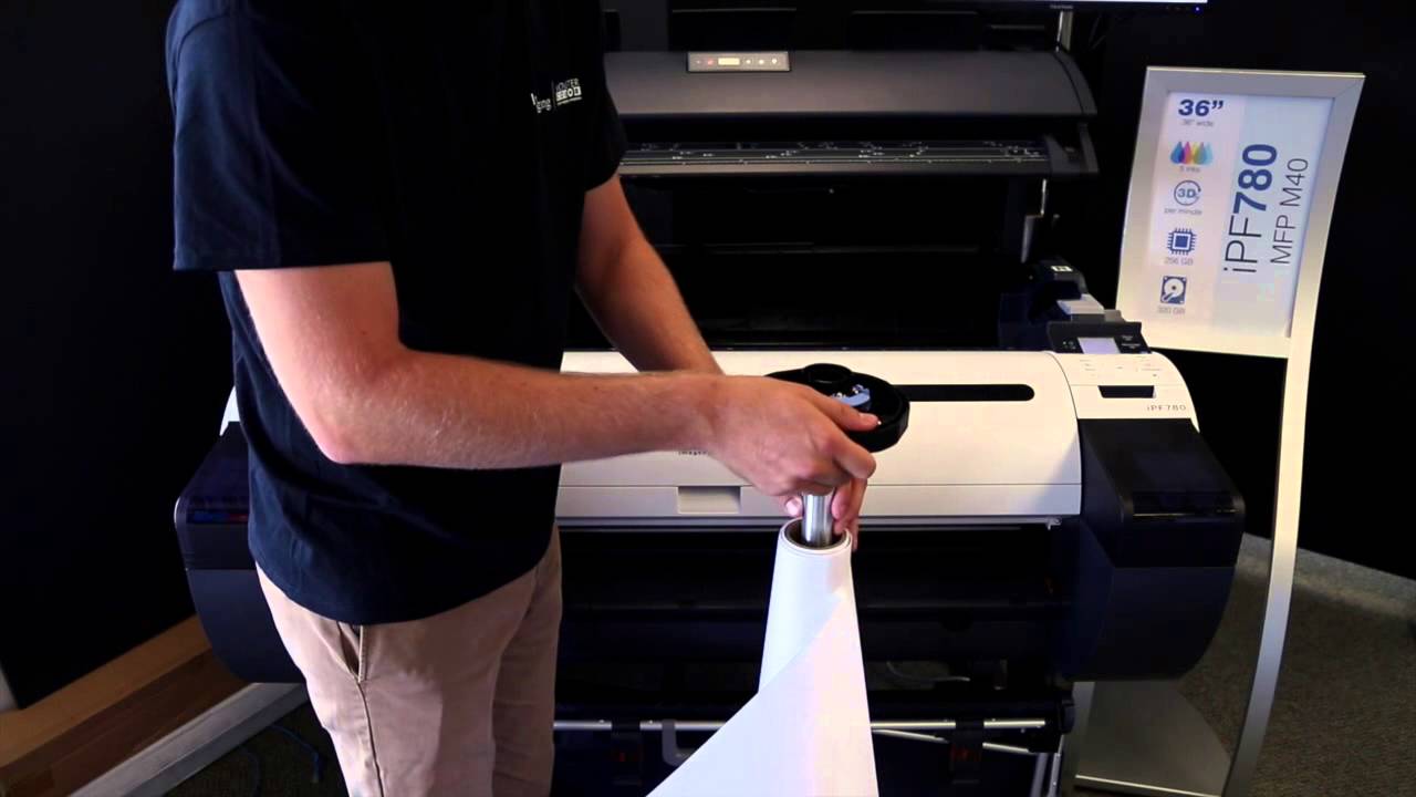 Loading Paper - Canon iPF750 (How to)