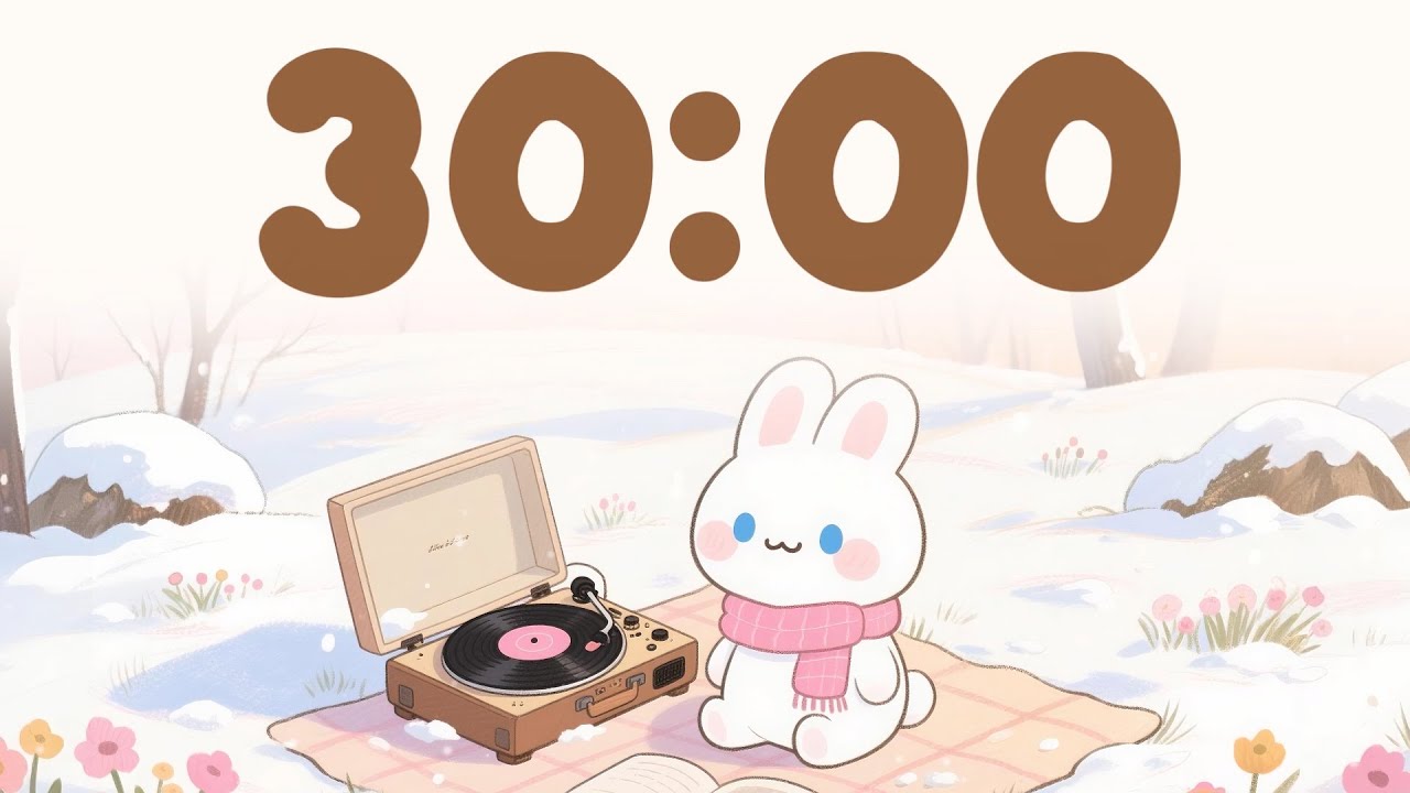 Winter Study timer 🎵 30 minute timer for classroom